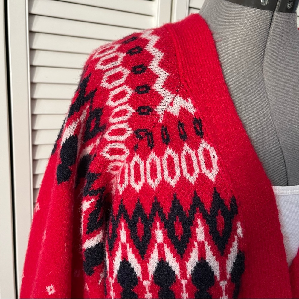 Smash + Tess Asher Fair Isle Cardigan XL - Picture 5 of 12
